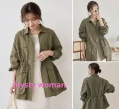 mysty womanミリタリージャケット カーキのサムネイル
