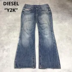 00s OLD DIESEL ディーゼル フレア ブーツカットデニム y2k