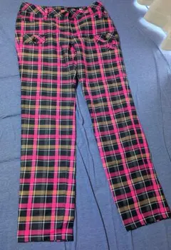 Viva Heart レディース ゴルフパンツ チェック柄 42 L