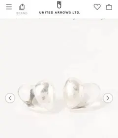 【美品】ハート型ピアス