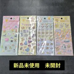 ポケモンキャラクターシール 4シートセット　プチプチシール　3 4