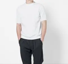 ホワイト クルーネック Tシャツ Lサイズ