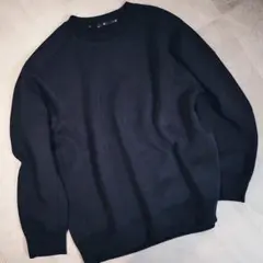 UNIQLO +J ドライスウェットシャツ ブラック ユニクロ ジルサンダー