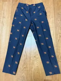 UNITED ARROWS ネイビー 花柄 カジュアルパンツのサムネイル