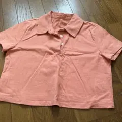 GAP　ポロシャツ　クロック　コーラル　オレンジのサムネイル