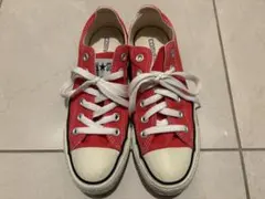 CONVERSE ALL STAR レッド ローカット スニーカー　23.5cm