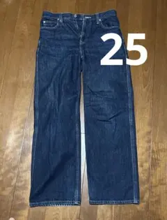 UNIQLO ユニクロ　バギージーンズ　デニム　221-451193 24インチ