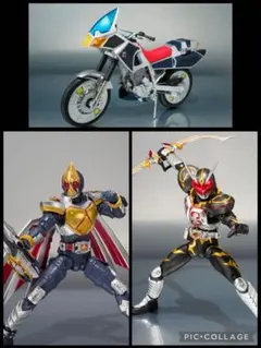 【新品3品】仮面ライダー剣 ブレイド ジャックフォーム カリス ブルースペイダー