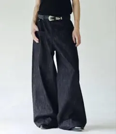 Camphor wood ダブルポケットスラブリジットデニム 完売品 S