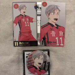 ハイキュー！！ ゴミ捨て場の決戦展 缶バッジ カード 灰羽リエーフ