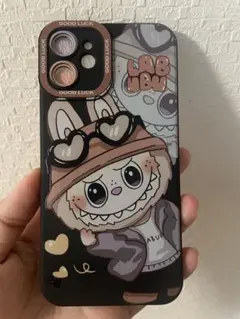 LABUBUキャラクター iPhon12 miniケース