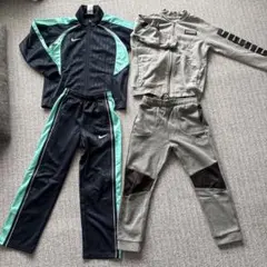 140サイズ男の子　Nike ジャージ上下セット プーマ　グレージャージ　上下