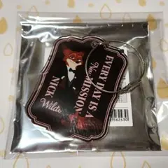 ズートピア2 オーマイカフェ　 ニック　 アクリルキーホルダー