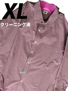 UNIQLO ユニクロ　チェック 長袖シャツ 赤白 XL