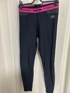 TIGORA フィットネス用タイツ Mサイズ ブラック/ピンク