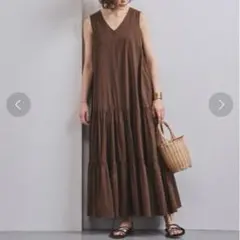 Spick & Span スピックアンドスパン シアーヨーク切替ワンピース 36