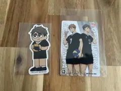 ハイキュー!! フィッシュソーセージ カード ジロリ ステッカー 宮治 宮侑