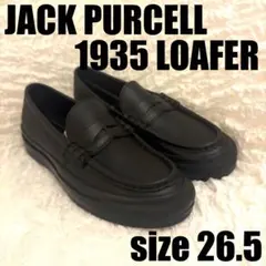26.5 JACK PURCELL 1935 BLACK LOAFER 新品　黒