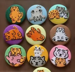 【新品】1box ムジーク タイガーシークレット刺繍缶バッジのサムネイル