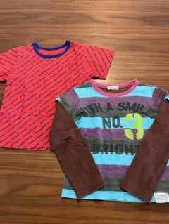 キッズ　Tシャツ 110cm・小さめ120cm 2枚セット