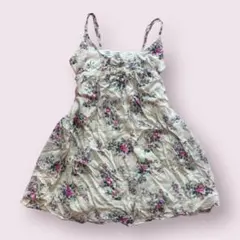 花柄キャミワンピース フリーサイズリズリサ系