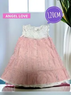 ANGEL LOVE エンジェルラブ　花柄　刺繍　ワンピース　120cm