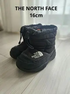 THE NORTH FACE 16cm キッズブーツ ブラック ヌプシ