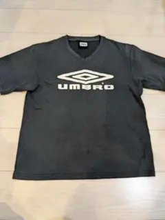 UMBRO Vネック 半袖Tシャツ ブラック
