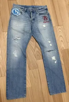 hysteric glamour ダメージデニムパンツ 30インチ - メルカリ