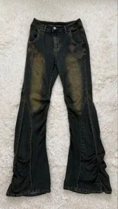 y2k 平成ギャル グランジ フレアデニム