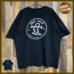 両面プリント ダフィ サークルロゴ 黒T XL USA古着 半袖 Tシャツのサムネイル