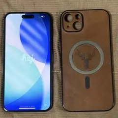 Apple iPhone 15plus 256gb 本体 美品　バッテリー◎