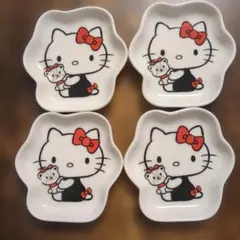 ハローキティ 醤油小型皿 4枚セット