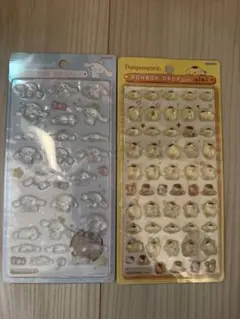 ボンボンドロップシール　シナモロール　ポムポムプリン