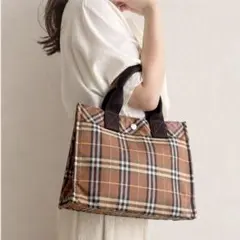 【極美品】バーバリーブルーレーベル ノバチェック ハンドバッグ