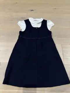 115cmお受験フォーマル用　ファミリア　濃紺ジャンパースカートのみ