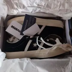 CONVERSE STAR&BARS US SUEDE ブラック 23cm