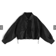 GRL 襟2Wayレザーブルゾン［fo1951］