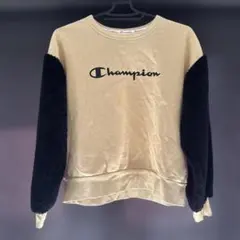 Champion トレーナー 160サイズ ベージュ/黒