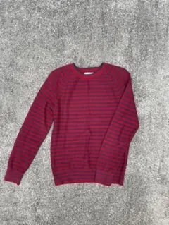 90s 00s OLD GAP ボーダーニット 赤 紺 archive y2k