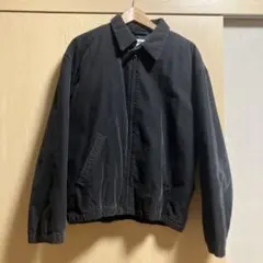 コーデュロイ ジップアップジャケット 黒