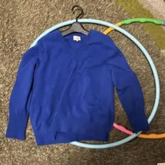 【杏さん着用/洗える】ピュアカシミヤ Vネック ニット　カシミヤ100％