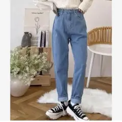 【体型カバー】クラシカルエルフ ゆるっと穿くルーズバルーン テーパードパンツ