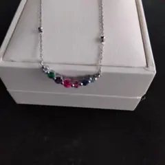 K18WGネックレス