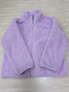 UNIQLOファーリーフリーズジャケット110 パープル 20251030