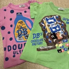 DOUBLE.B Tシャツ 2枚セット