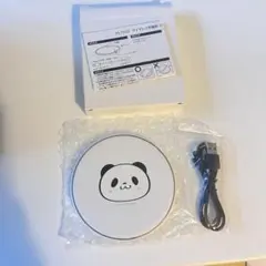 楽天 ワイヤレス充電器 お買い物パンダ　グッズ　シールのおまけ付き　限定品
