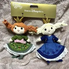 ディズニー　ファンタジースプリングス　アナ雪　ぬいぐるみチャーム　セット　未使用