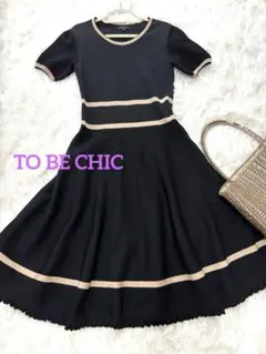2026年最新】TO BE CHIC カラー：ブラック系 レディース 半袖 ニット