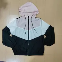 カジュアル ウィンドブレーカー フード付き